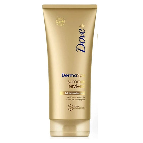 Dove Derma Spa Summer Revived Gradual Self Tan 200ml – Fair To Medium | High Quality Tissue Product Online - Product Image Dove Derma Spa Summer Revived Gradual Self Tan 200ml – Fair To Medium | High Quality Tissue Product Online - Product Image